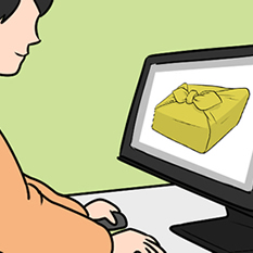 通販で風呂敷をまとめ買い